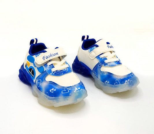 Kids LED Light up Sneakers Multicolor Star Design.